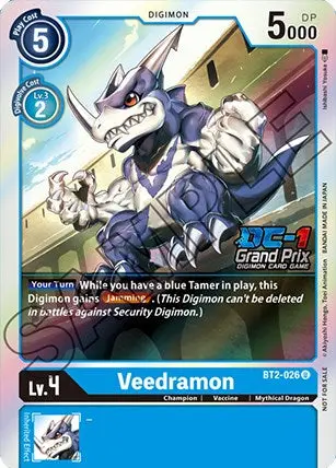 Veedramon [Bt2-026] (Dc-1 Grand Prix) [Release Special Booster Promos] 1