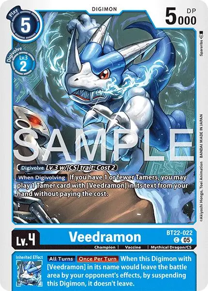 Veedramon [Bt22-022] [Cyber Eden] 1
