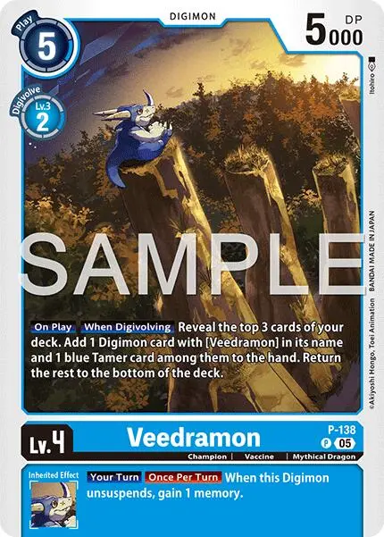 Veedramon [P-138] (Reprint) [Advanced Booster Digimon Generation] 1
