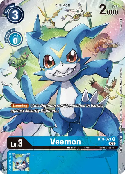 Veemon [Bt3-021] (1-Year Anniversary Box Topper) [Promotional Cards] 1