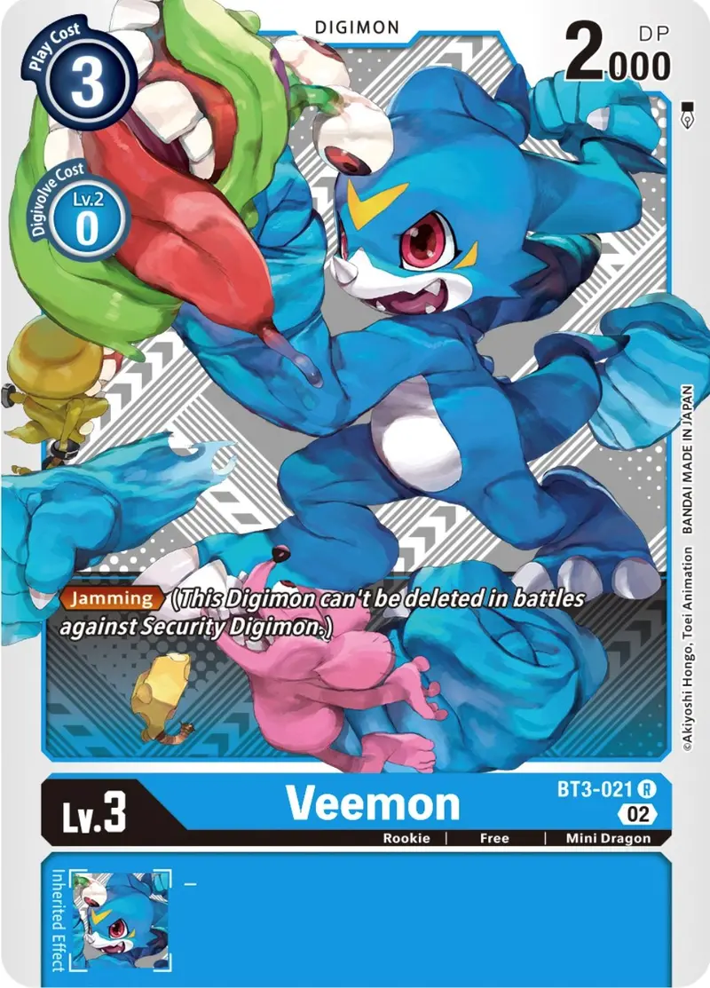 Veemon [Bt3-021] (Winner Pack Dimensional Phase) [Release Special Booster Promos] 1