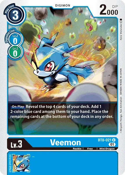 Veemon [Bt8-021] [New Awakening] 1