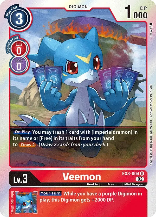 Veemon [Ex3-004] [Draconic Roar] 1