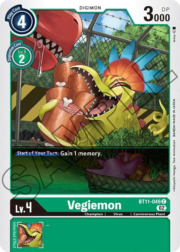 Vegiemon [Bt11-049] [Dimensional Phase] 1
