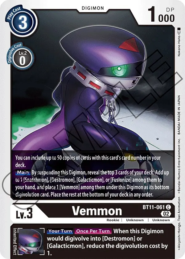 Vemmon [Bt11-061] [Dimensional Phase] 1