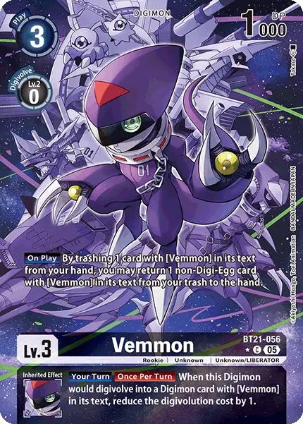 Vemmon [Bt21-056] (Alternate Art) [World Convergence] 1