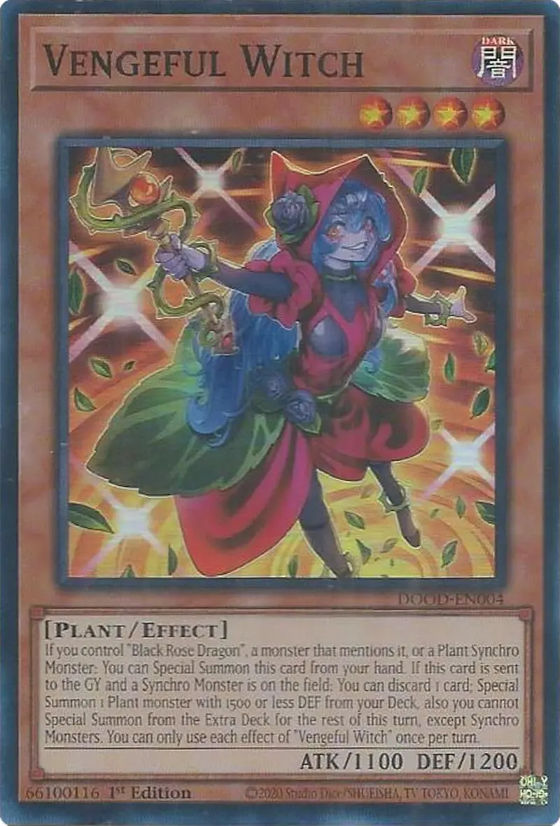 Vengeful Witch [Dood-En004] Super Rare 1