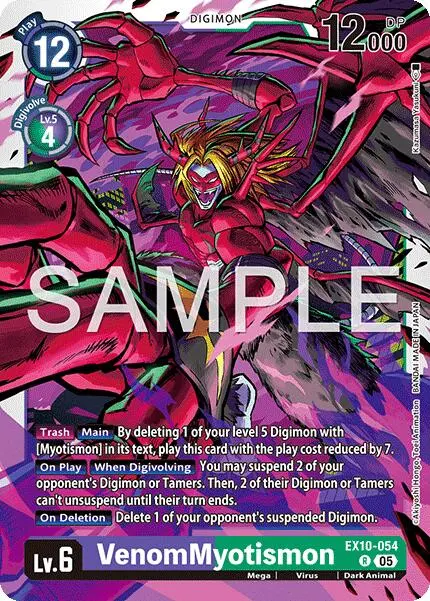 Venommyotismon [Ex10-054] [Sinister Order] 1