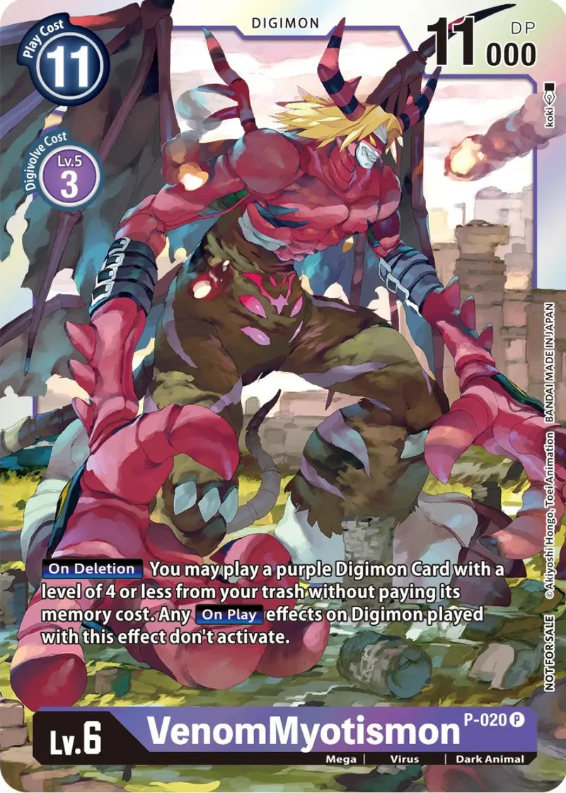 Venommyotismon [P-020] (Premium Deck Set Lucky Pack) [Promotional Cards] 1