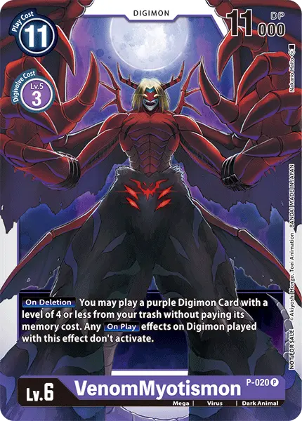 Venommyotismon [P-020] [Promotional Cards] 1