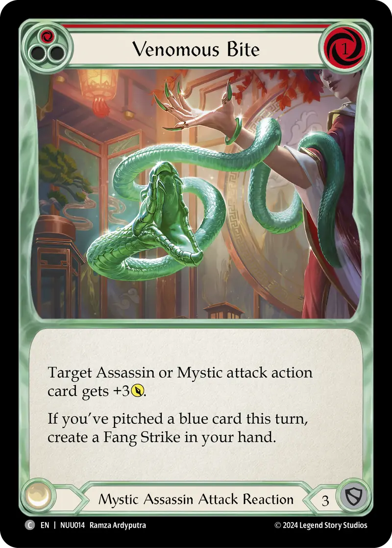 Venomous Bite [Nuu014] (Part The Mistveil Nuu Blitz Deck) 1