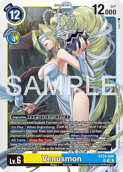 Venusmon [Bt24-040] [Time Stranger] 1