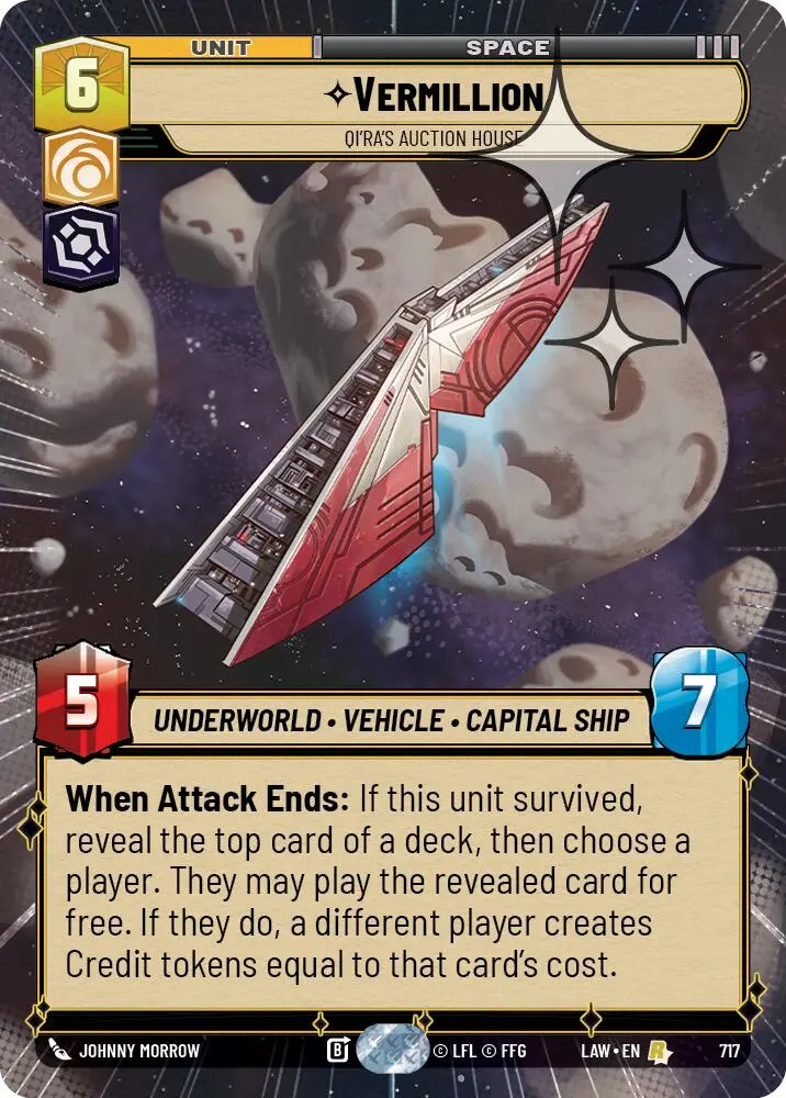 Vermillion - Qi'ra's Auction House (717) (Hyperspace Foil) (717) [A Lawless Time] 1