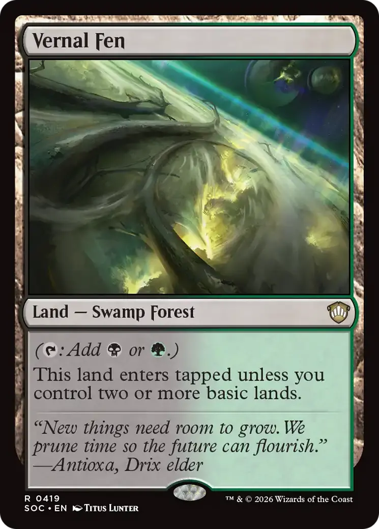 Vernal Fen [Secrets Of Strixhaven Commander] 1