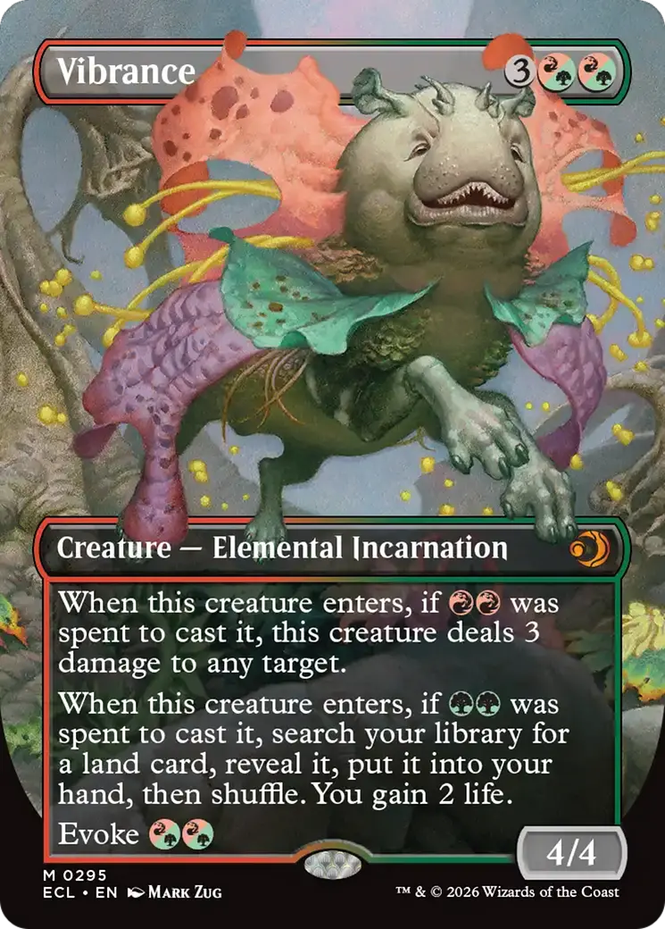 Vibrance (Borderless) [Lorwyn Eclipsed] 1