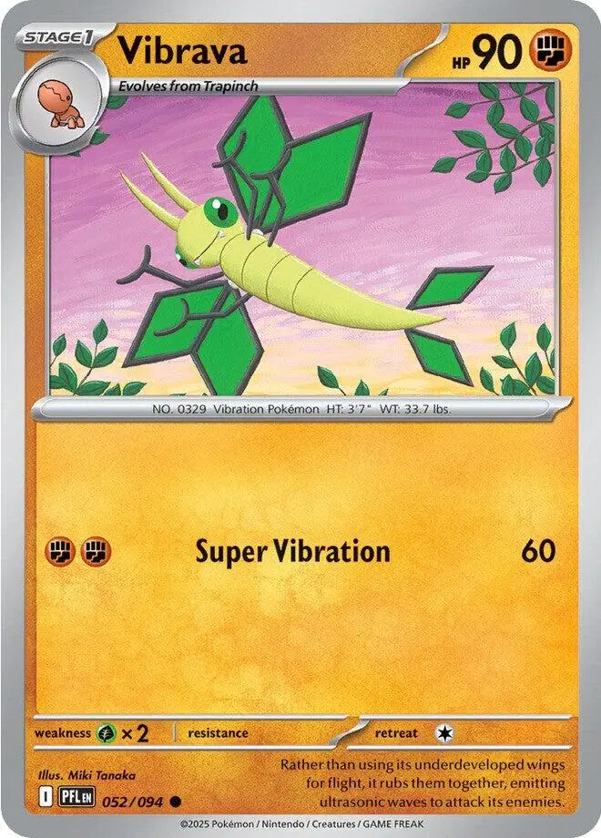 Vibrava (052/094) [Mega Evolution: Phantasmal Flames] 1