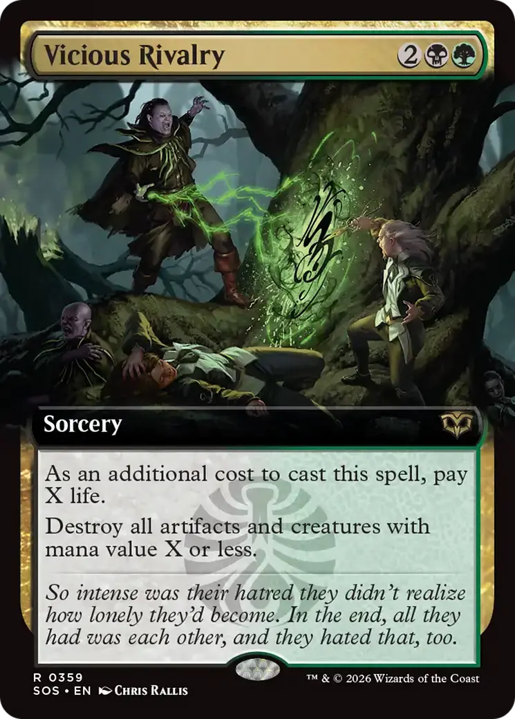 Vicious Rivalry (Extended Art) [Secrets Of Strixhaven] 1