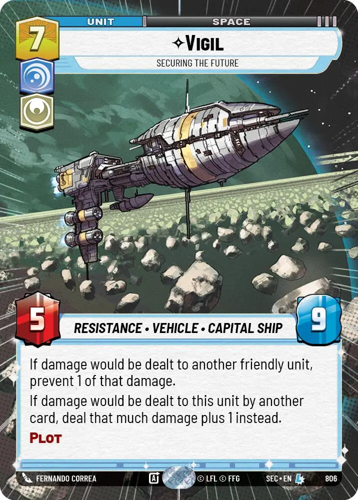Vigil - Securing The Future (Hyperspace Foil) (806) (806) [Secrets Of Power] 1