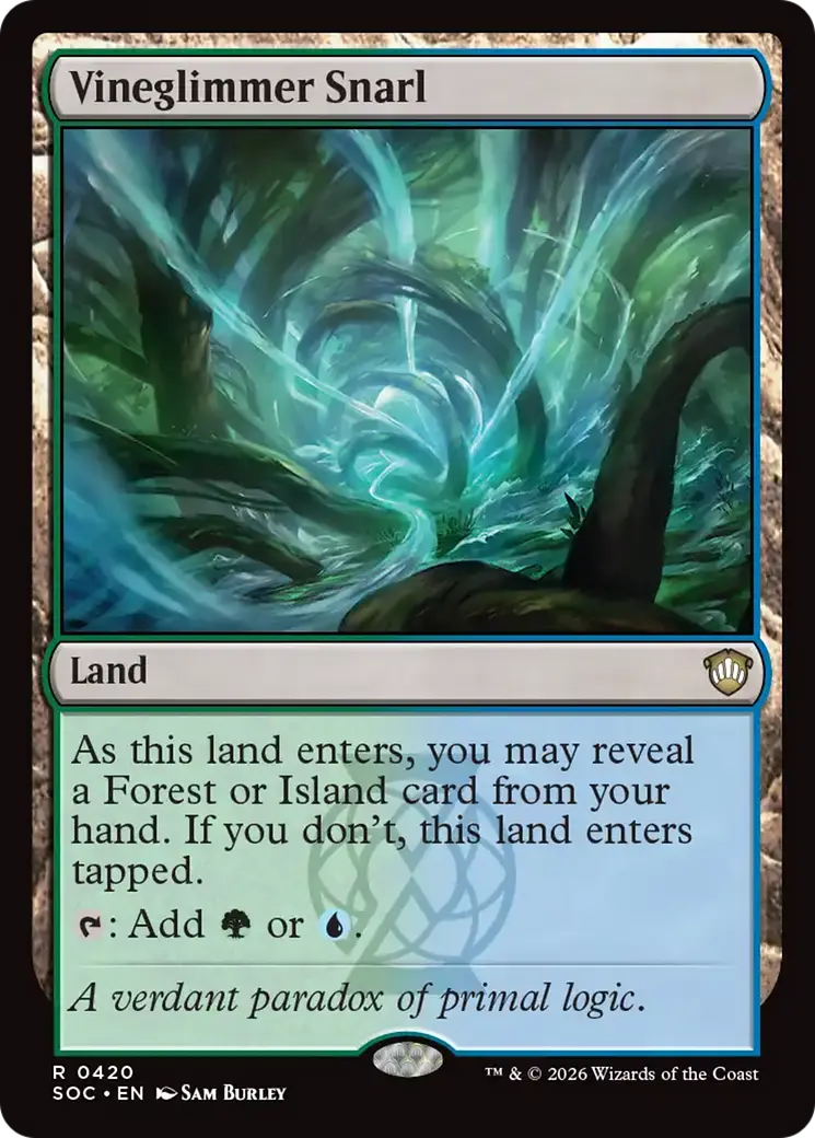 Vineglimmer Snarl [Secrets Of Strixhaven Commander] 1