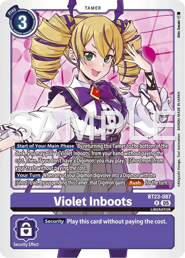 Violet Inboots [Bt23-087] [Hackers' Slumber] 1