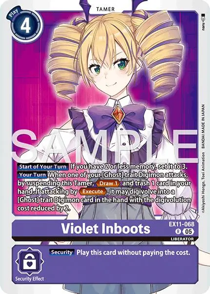 Violet Inboots [Ex11-068] [Dawn Of Liberator] 1