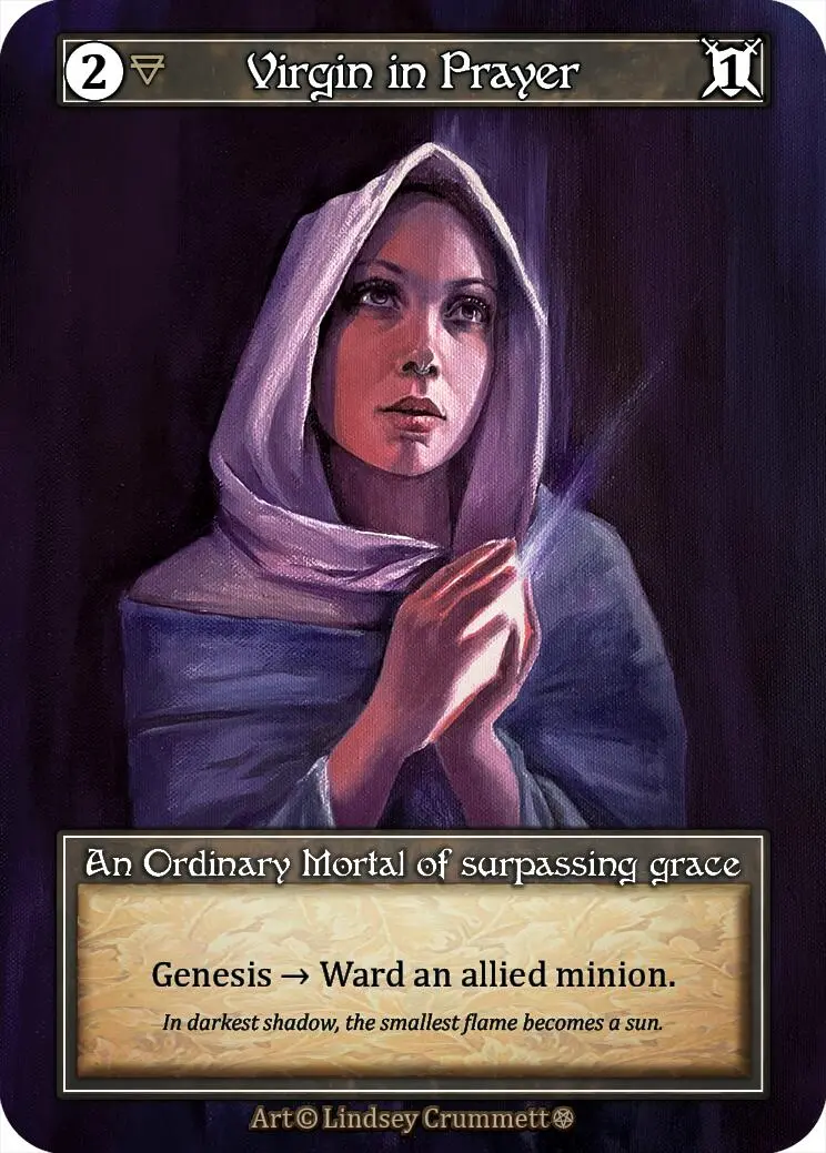 Virgin In Prayer (Foil) [Gothic] 1