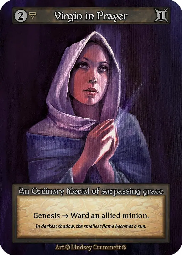 Virgin In Prayer [Gothic] 1