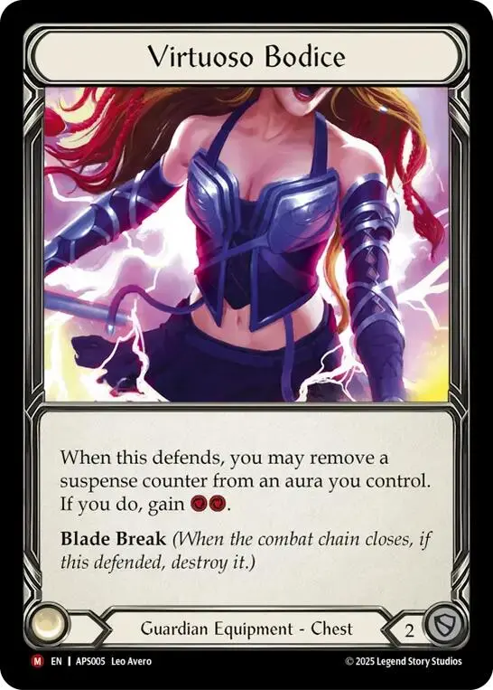 Virtuoso Bodice [Aps005] (Armory Deck: Pleiades)  Rainbow Foil 1
