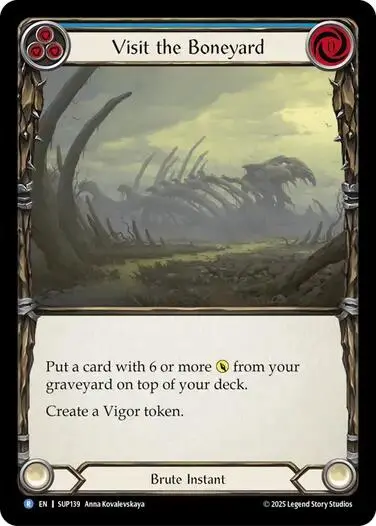 Visit The Boneyard [Sup139] (Super Slam)  Rainbow Foil 1