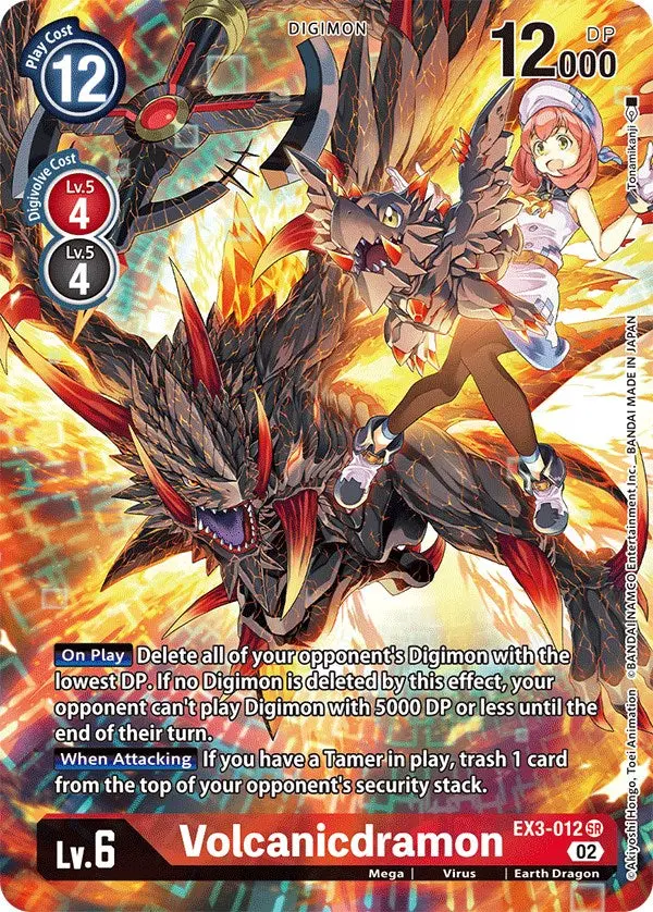 Volcanicdramon [Ex3-012] (Alternate Art) [Draconic Roar] 1
