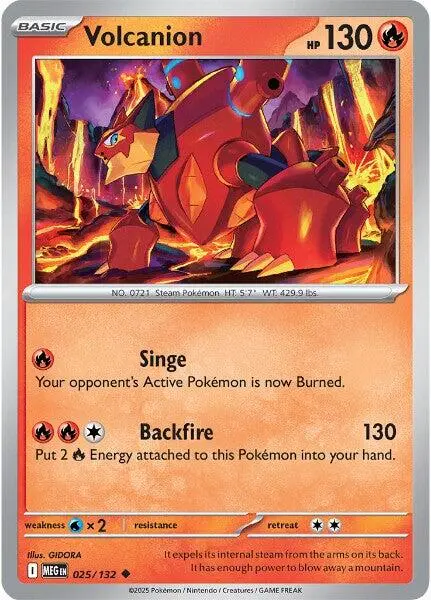 Volcanion (025/132) [Mega Evolution: Base Set] 1
