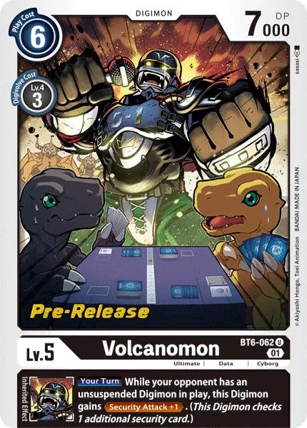 Volcanomon [Bt6-062] [Double Diamond Pre-Release Cards] 1