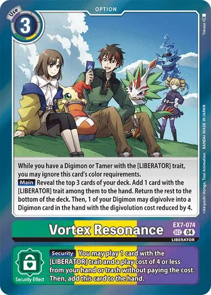 Vortex Resonance [Ex7-074] [Digimon Liberator] 1