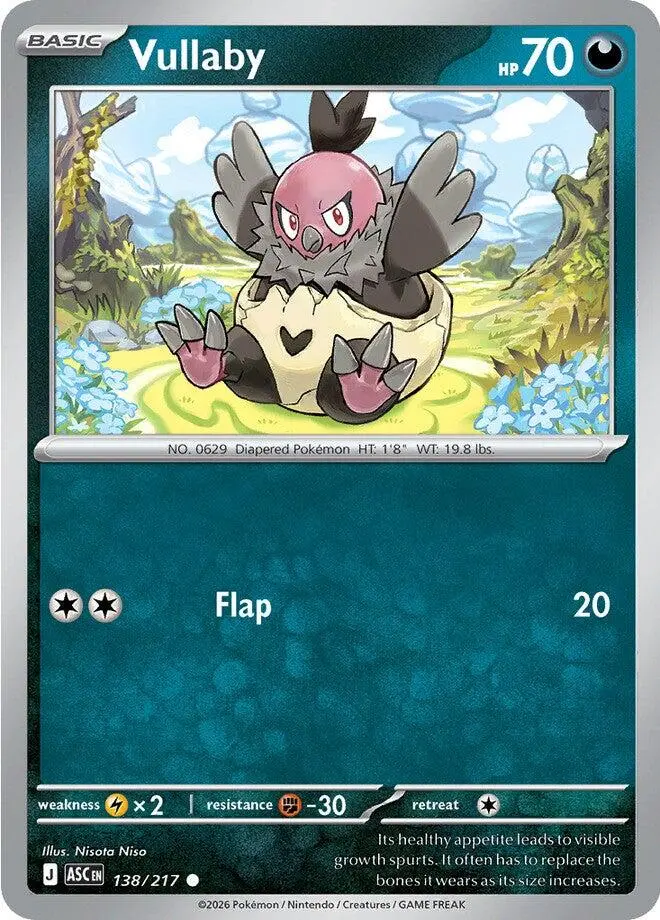 Vullaby (138/217) [Mega Evolution: Ascended Heroes] 1