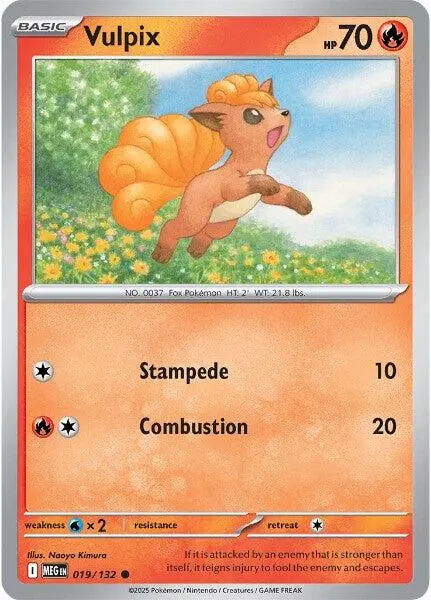 Vulpix (019/132) [Mega Evolution: Base Set] 1