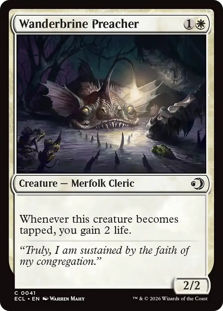 Wanderbrine Preacher [Lorwyn Eclipsed] 1