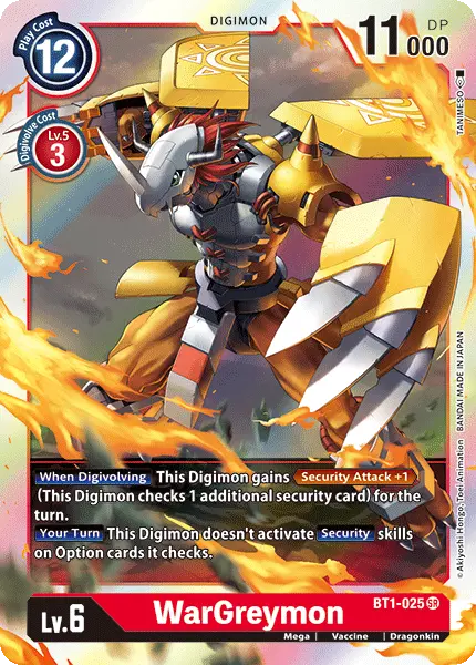 Wargreymon [Bt1-025] [Release Special Booster Ver.1.0] 1
