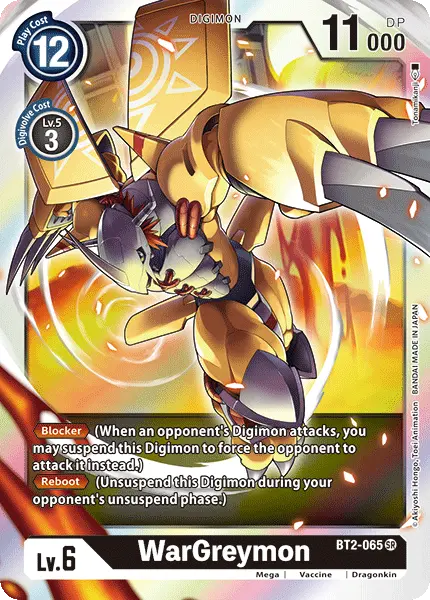 Wargreymon [Bt2-065] [Release Special Booster Ver.1.0] 1