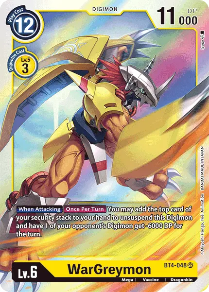 Wargreymon [Bt4-048] [Great Legend] 1