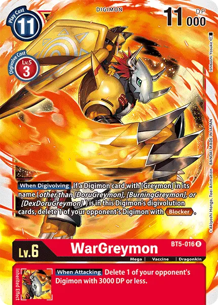 Wargreymon [Bt5-016] [Battle Of Omni] 1