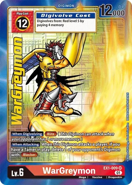 Wargreymon [Ex1-009] (Alternate Art) [Classic Collection] 1