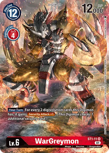 Wargreymon [St1-11] (Premier Event) [Starter Deck: Gaia Red Promos] 1