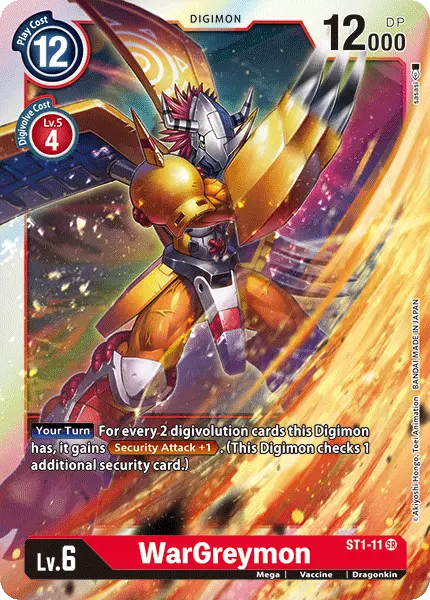 Wargreymon [St1-11] [Starter Deck: Gaia Red] 1