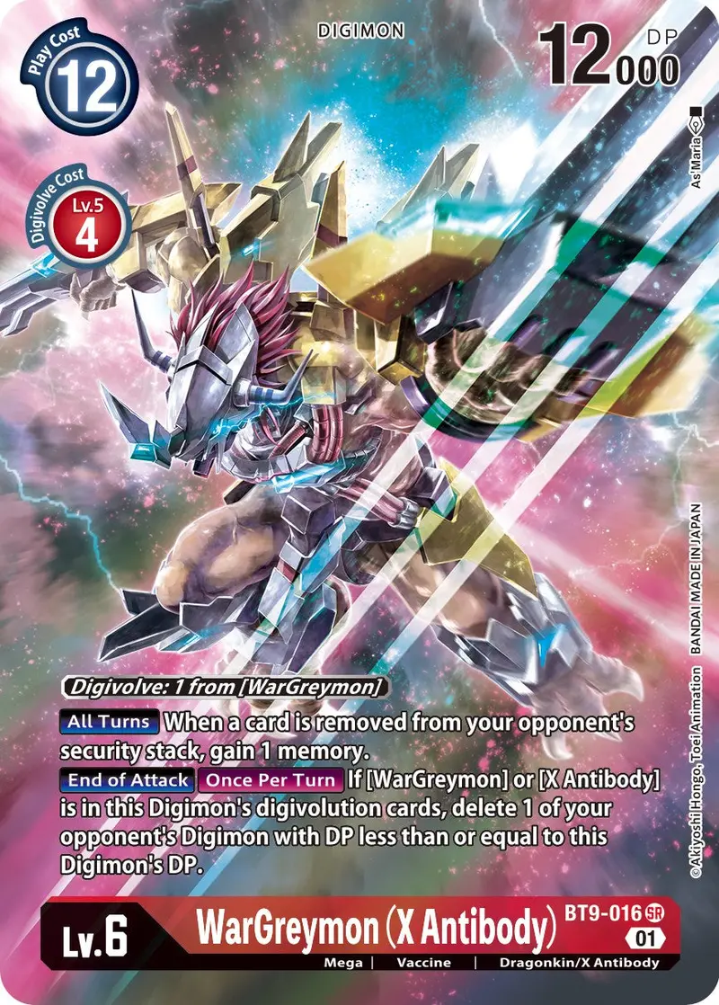 Wargreymon (X Antibody) [Bt9-016] (Alternate Art) [X Record] 1
