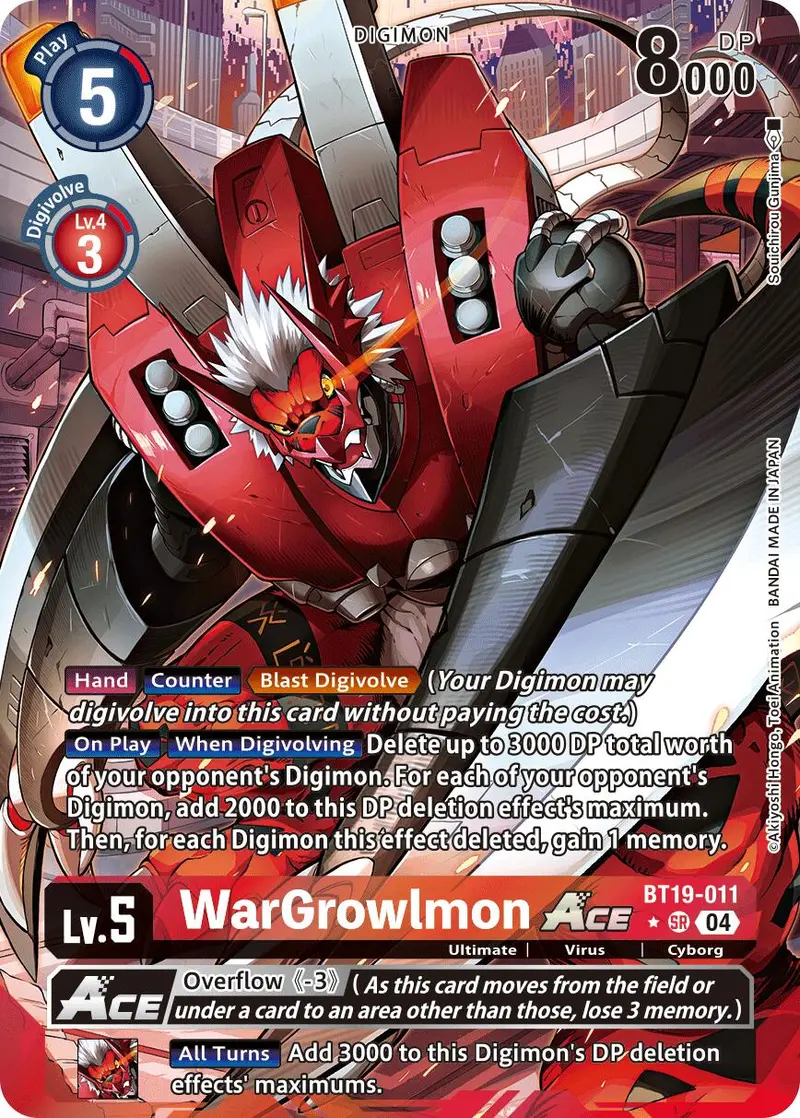 Wargrowlmon Ace [Bt19-011] (Alternate Art) [Release Special Booster Ver.2.5] 1