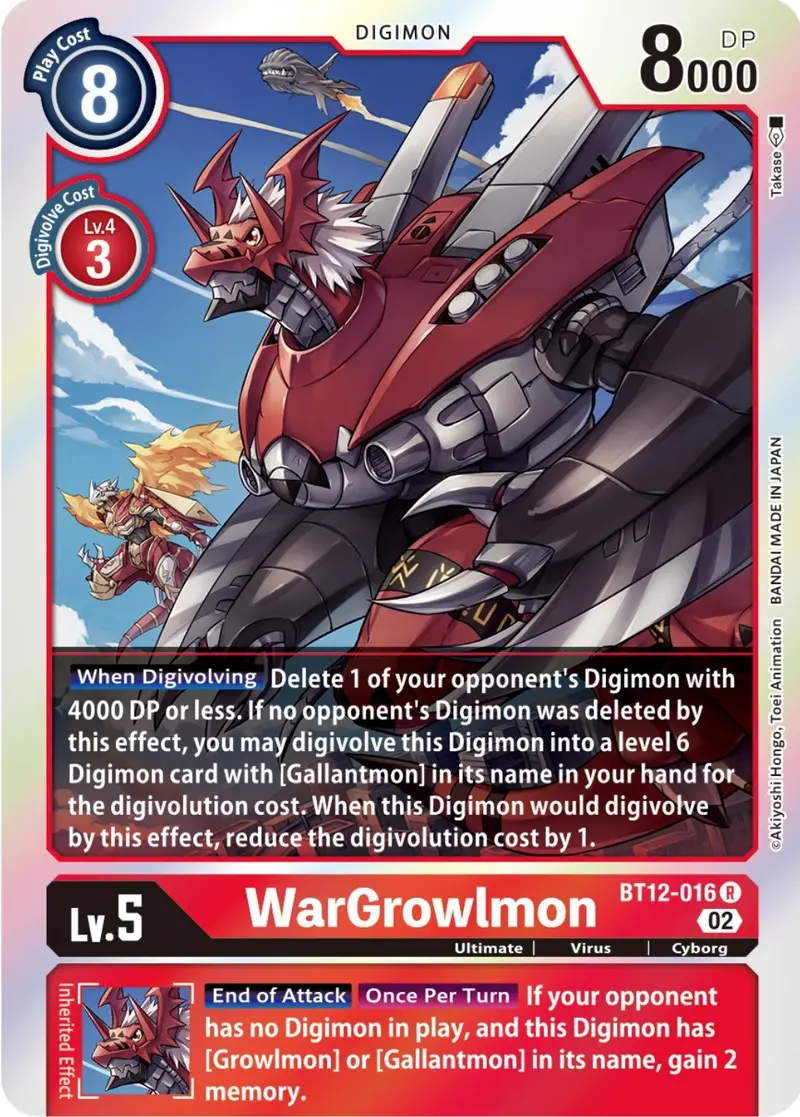 Wargrowlmon [Bt12-016] [Across Time] 1