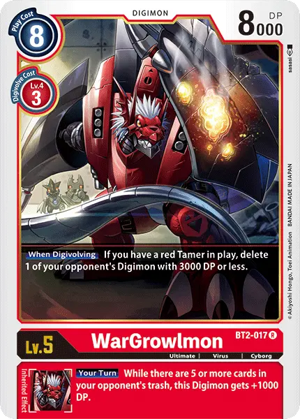 Wargrowlmon [Bt2-017] [Release Special Booster Ver.1.0] 1