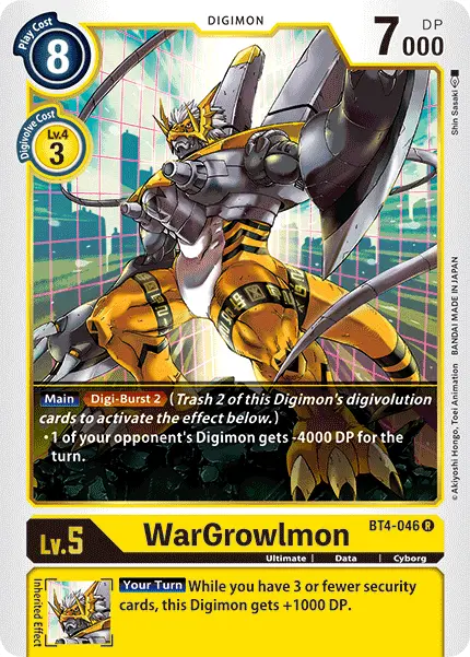 Wargrowlmon [Bt4-046] [Great Legend] 1
