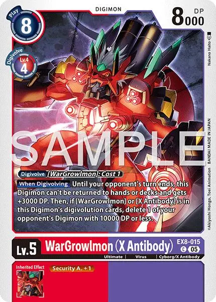 Wargrowlmon [Ex8-015] (X Antibody) [Advanced Booster Digimon Generation] 1