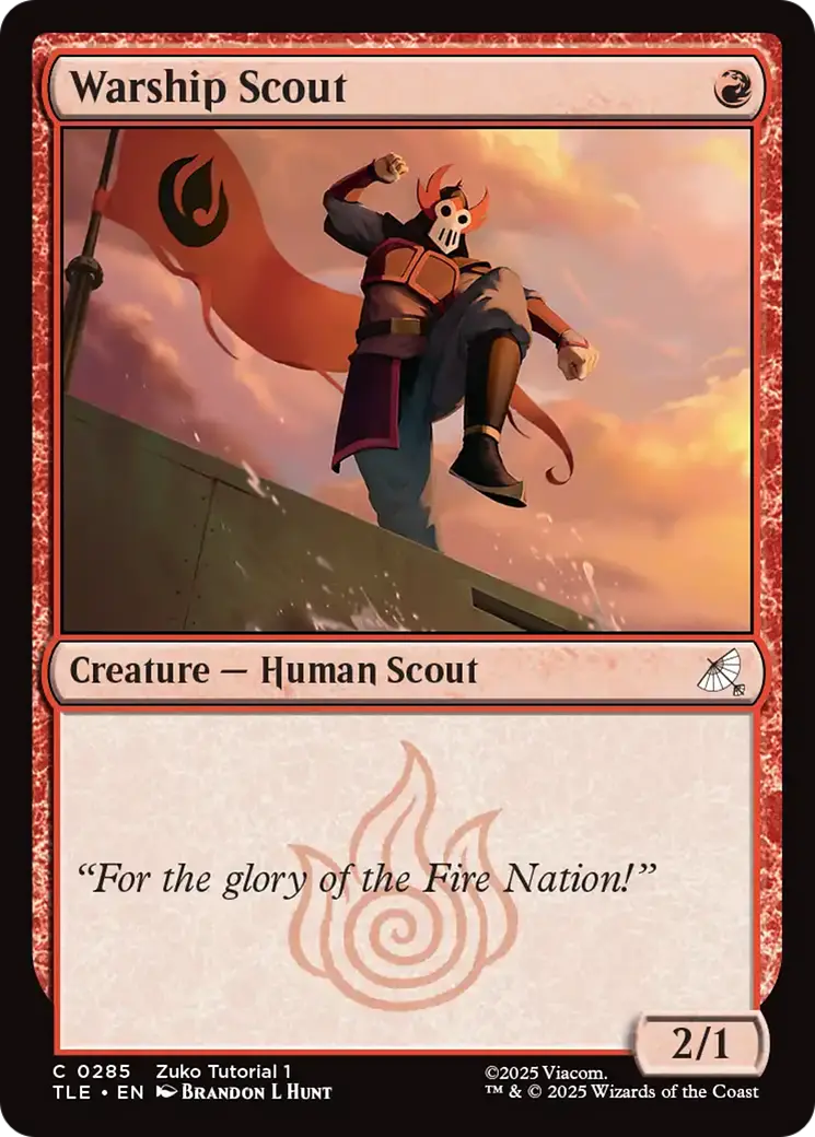 Warship Scout (0285) [Avatar: The Last Airbender: Eternal-Legal] 1